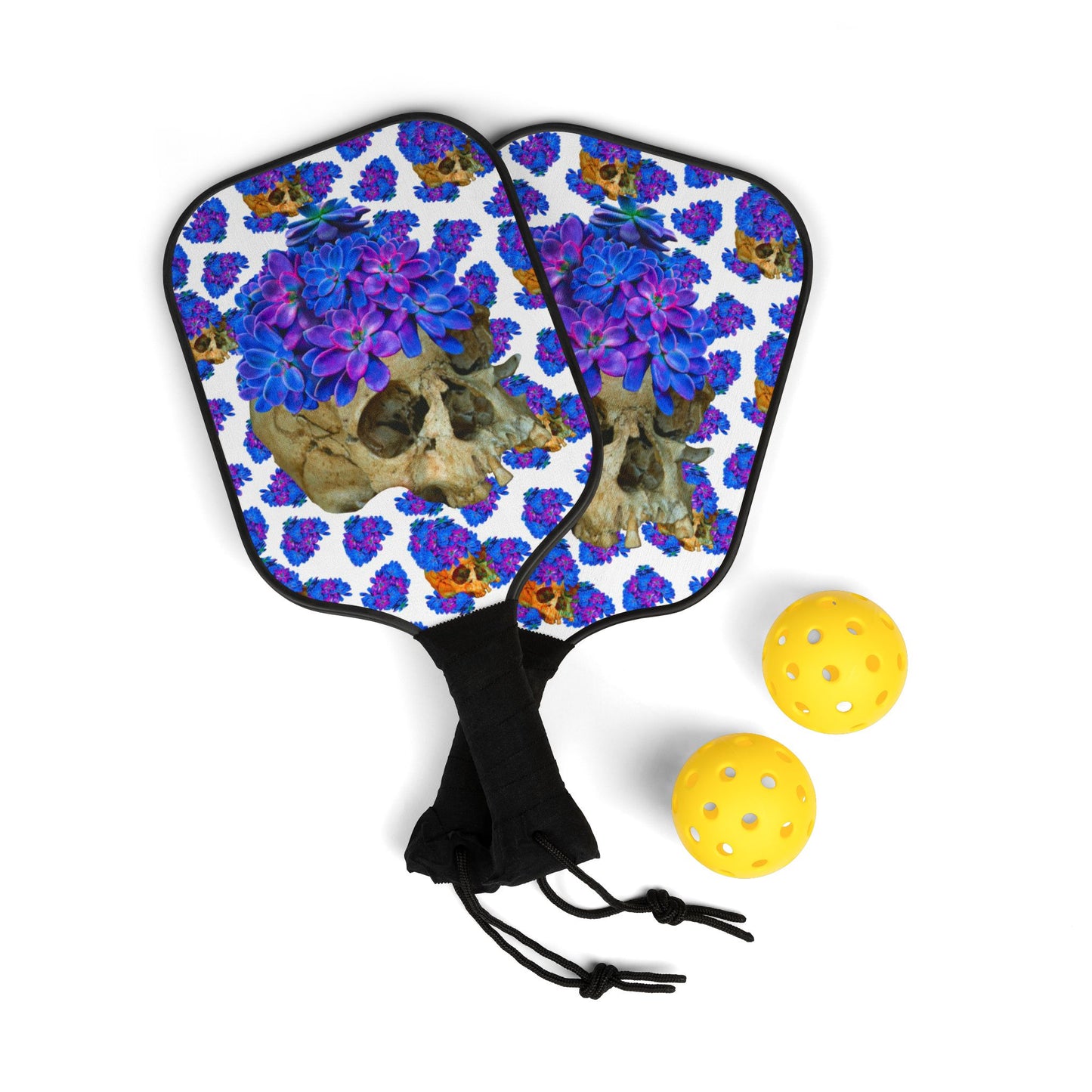 Skulls and Succulents w/ Skull Pickleball Kit