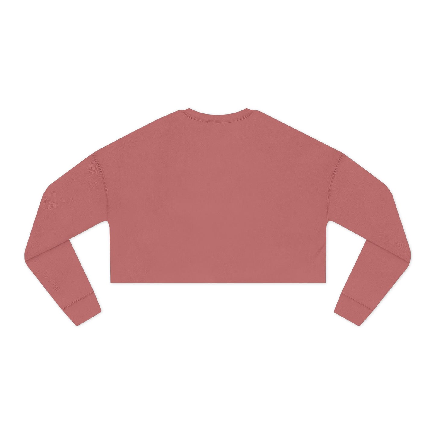 Roses and paint brushes Women's Cropped Sweatshirt