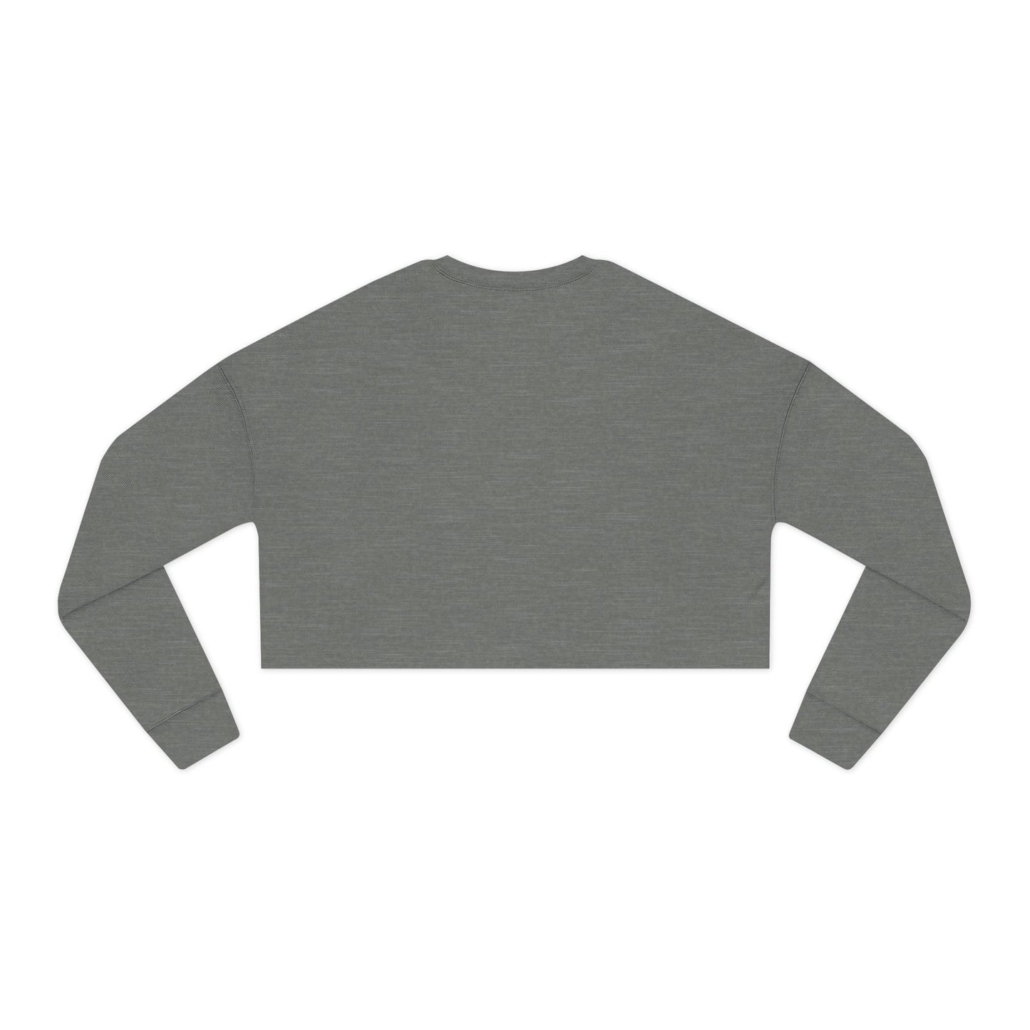 Roses and paint brushes Women's Cropped Sweatshirt