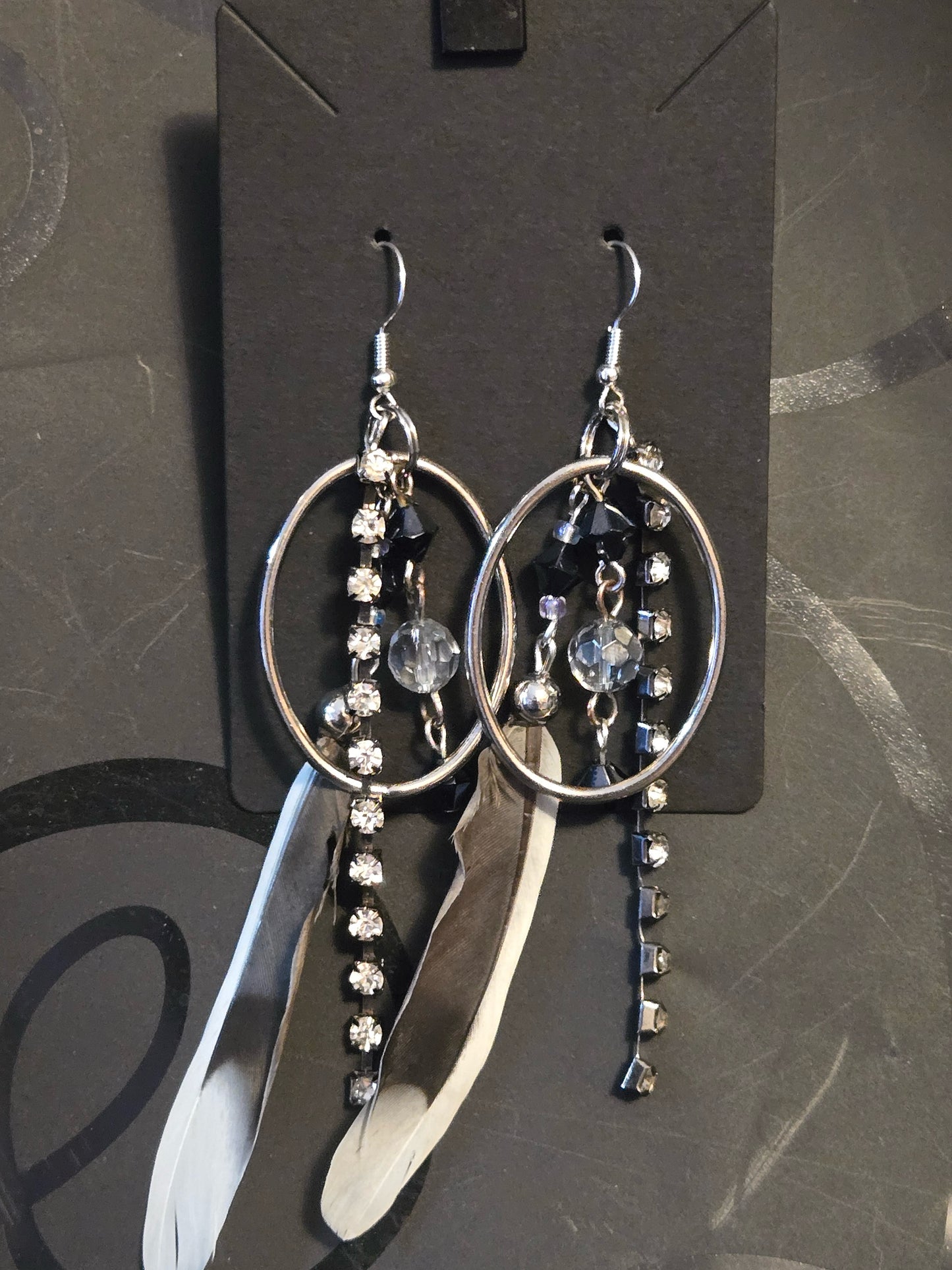 Found Feather Earrings FF122