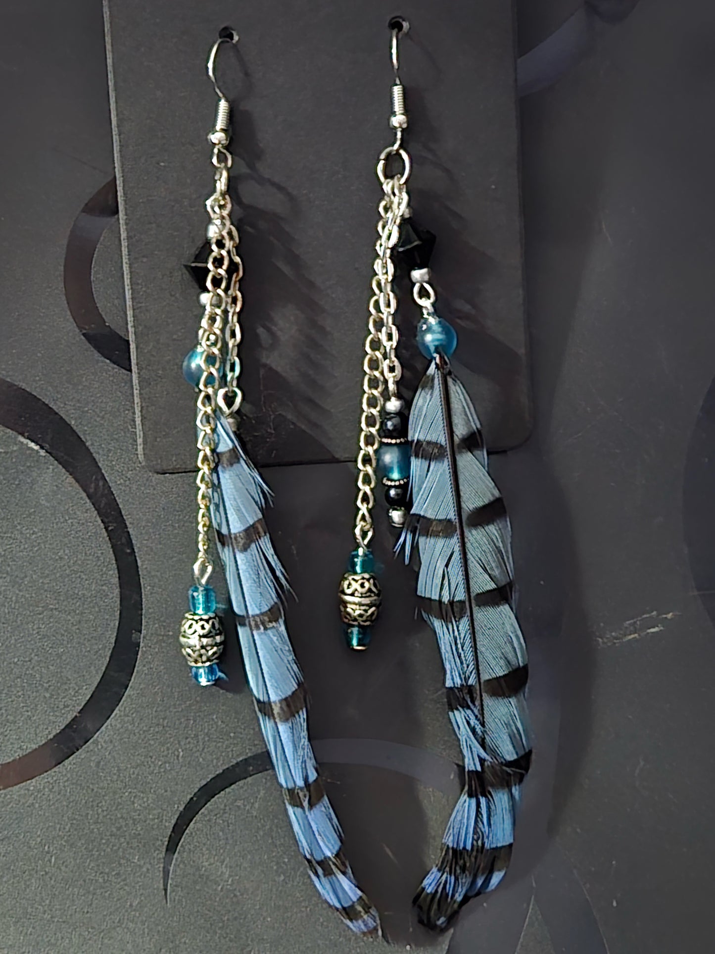 Found Feather Earrings FF125