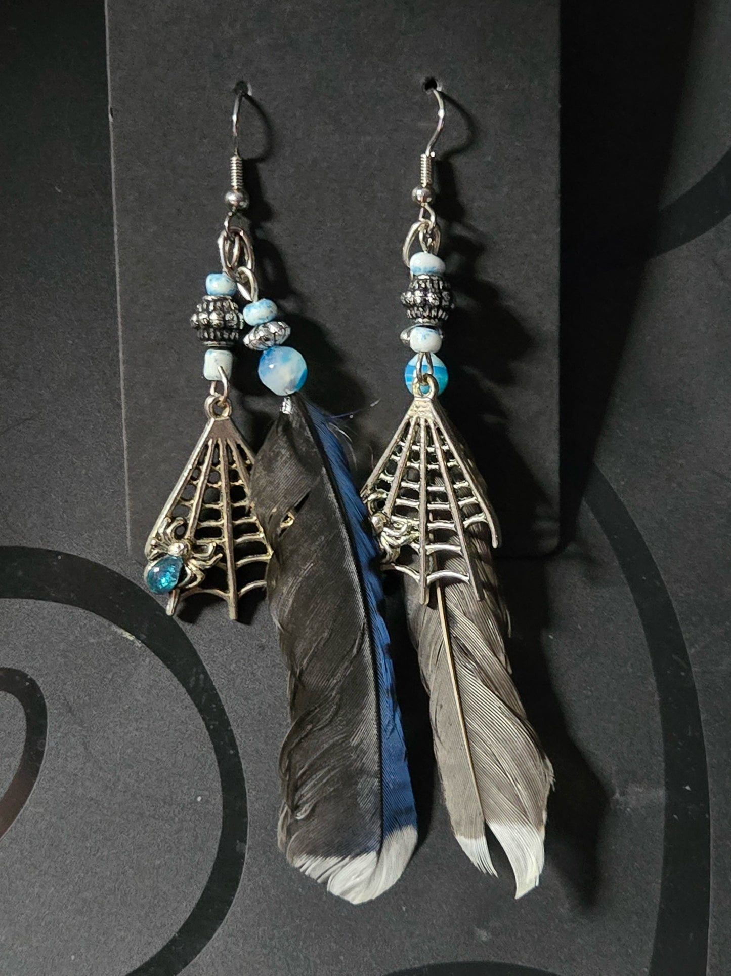 Found Feather Earrings FF128