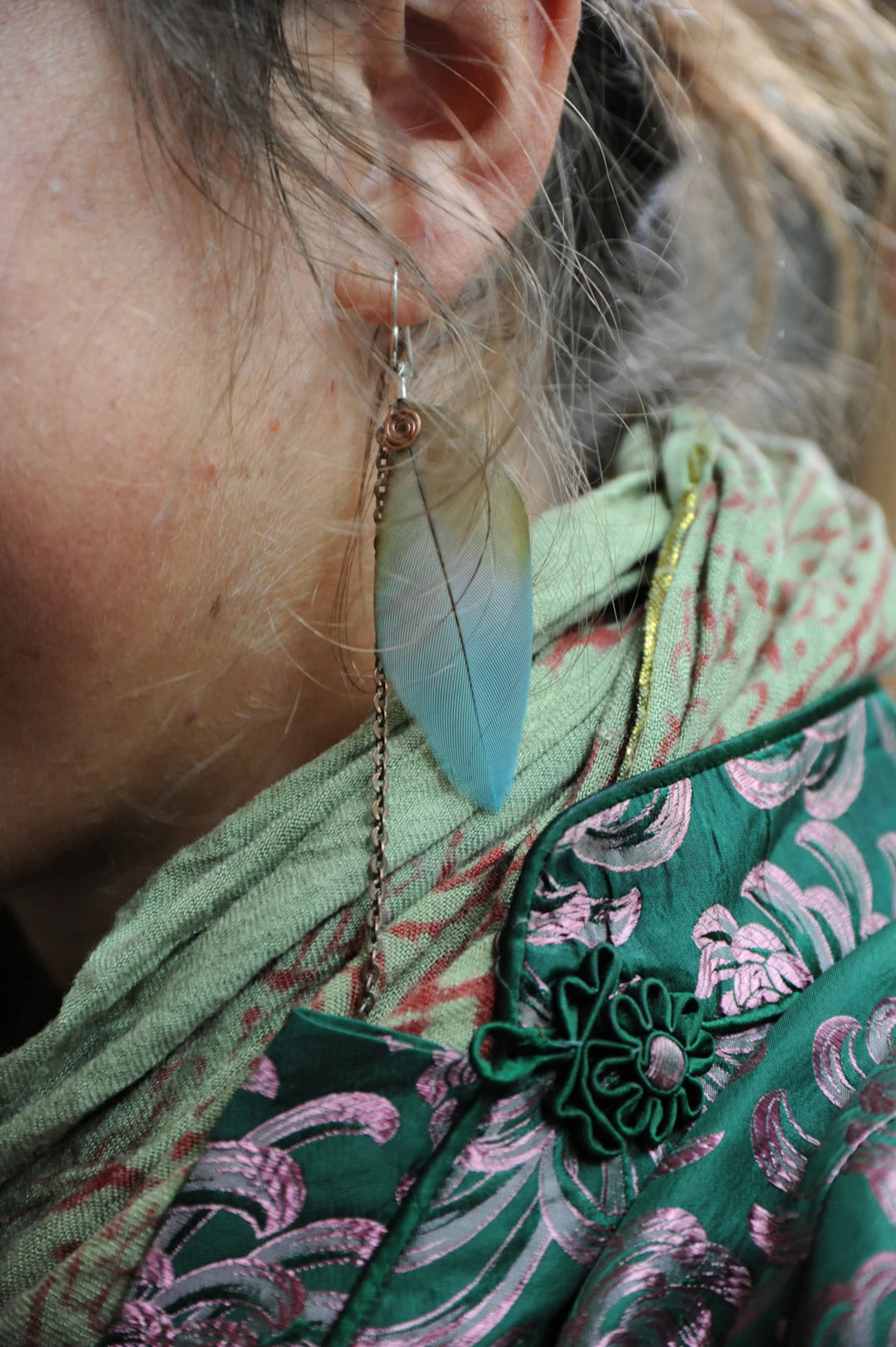 Unique Handmade Feather Earrings for Special Occasions