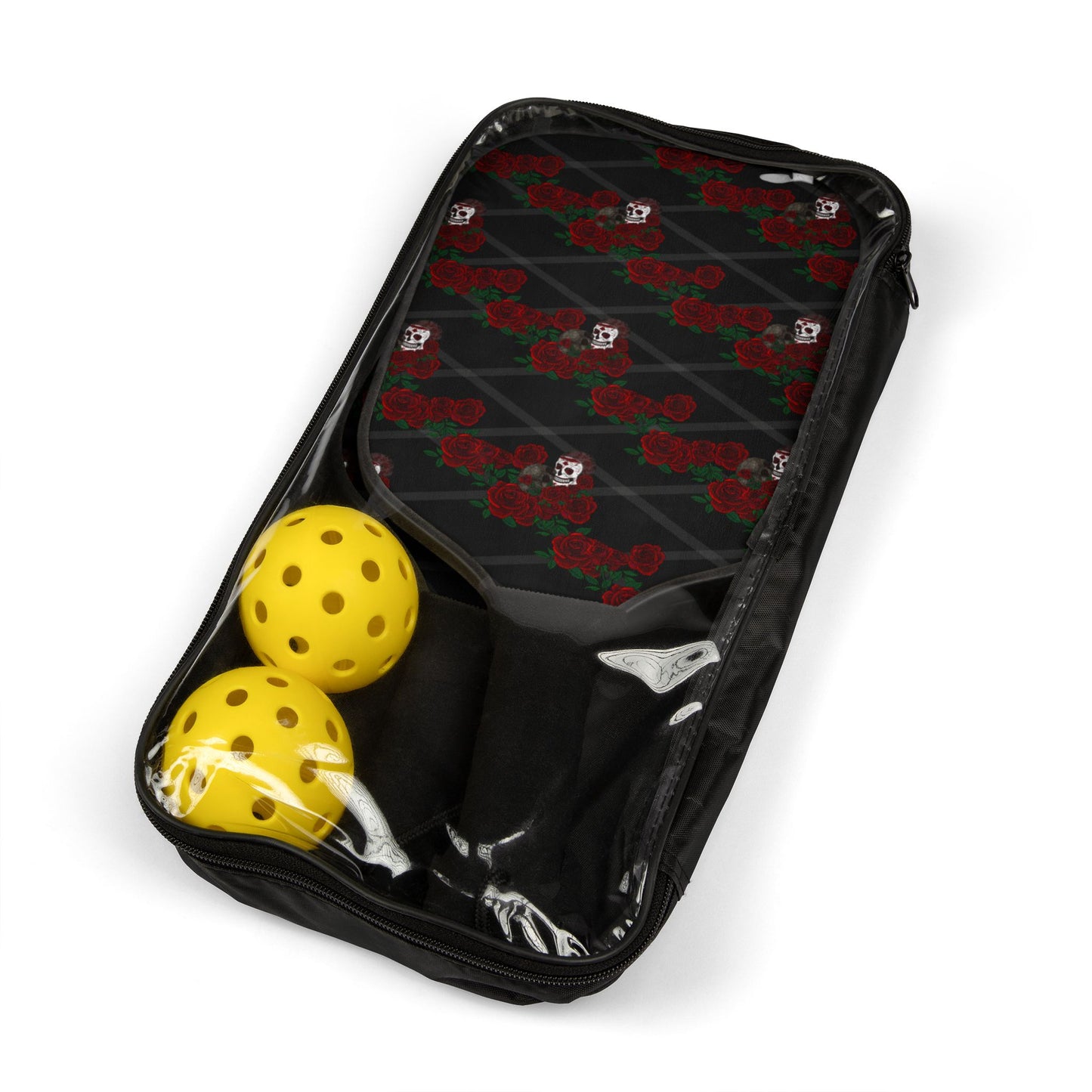 Skulls and roses Pickleball Kit