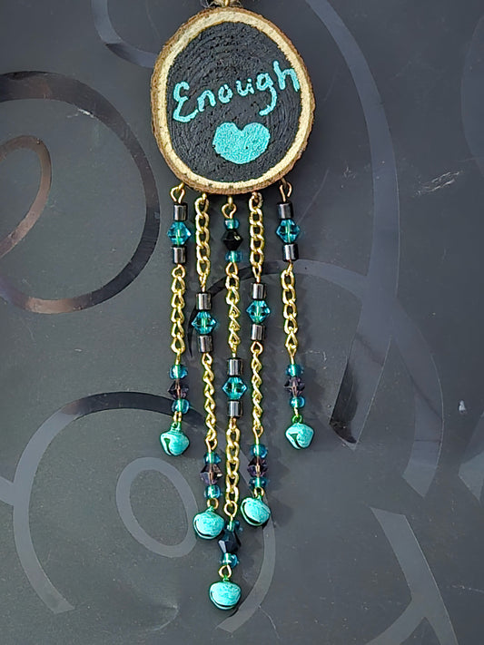 "Enough Love" Catcher Teal