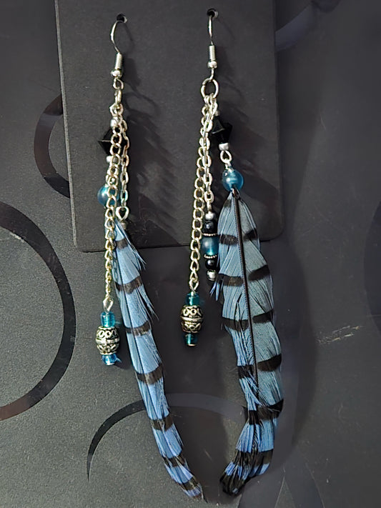 Found Feather Earrings FF125