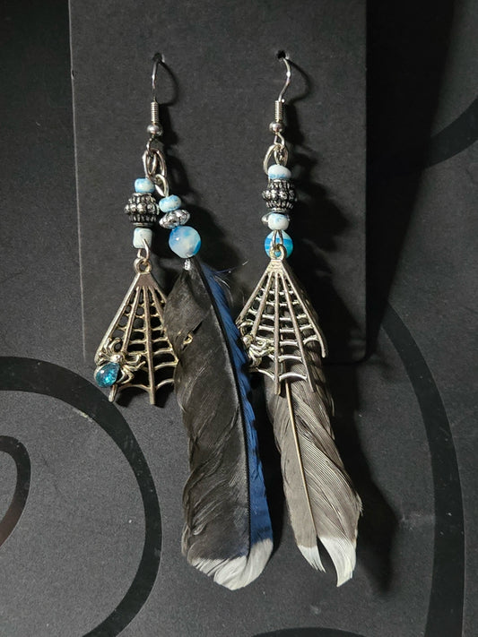 Found Feather Earrings FF128